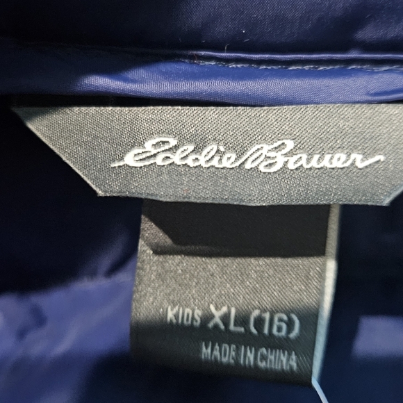 Eddie Bauer Dark Blue Floral Jacket - Picture 9 of 11